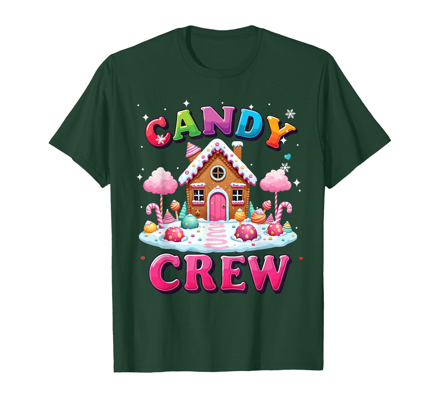 Candy Land Candy Crew Decorations Sweetie Candy Squad Xmas T-Shirt