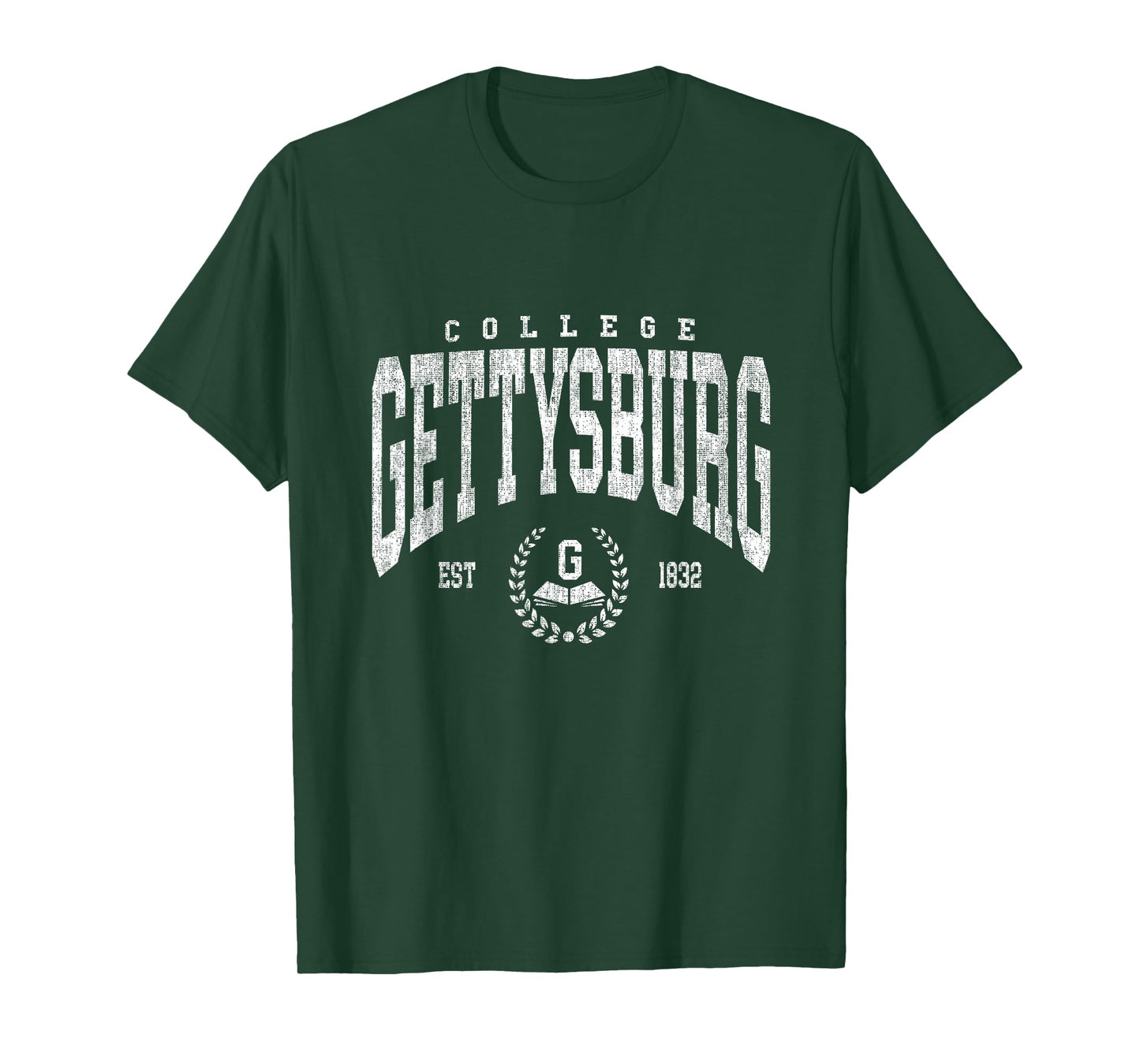 Vintage Gettysburg Athletics Arch Design Men Women T-Shirt
