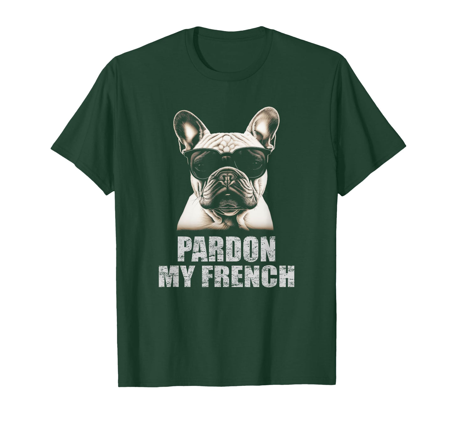 Pardon My French Bulldog Frenchie Lover T-Shirt for Men Women Girls Kids