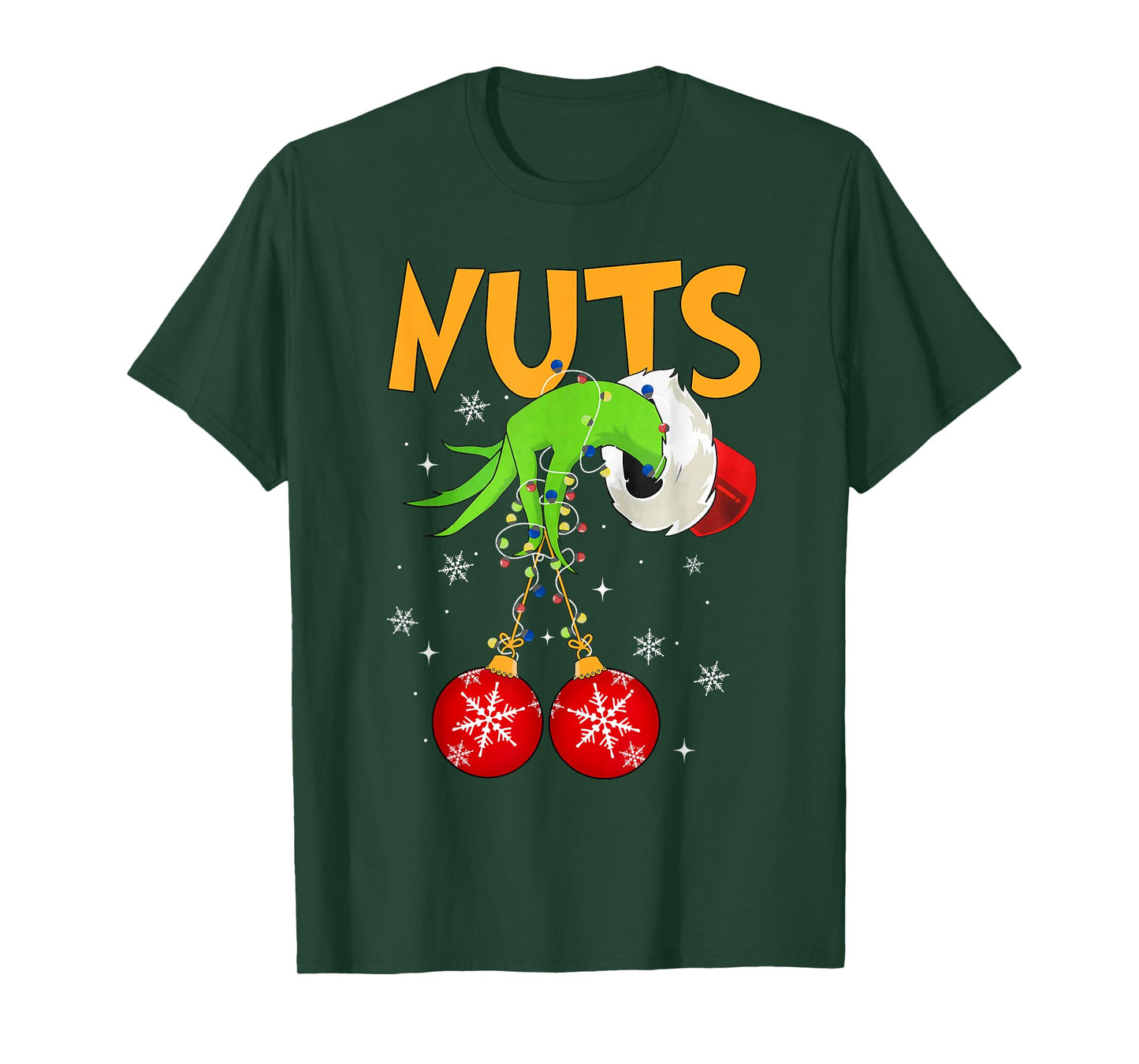 Chest Nuts Matching Chestnuts Christmas Snow Couples Men T-Shirt