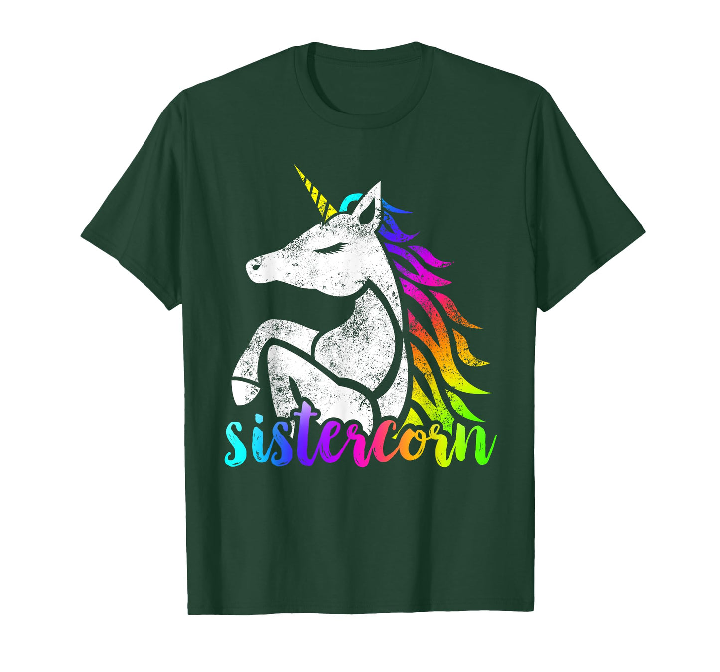Sistercorn Unicorn Big Sister Girl Teen Women Christmas Gift T-Shirt