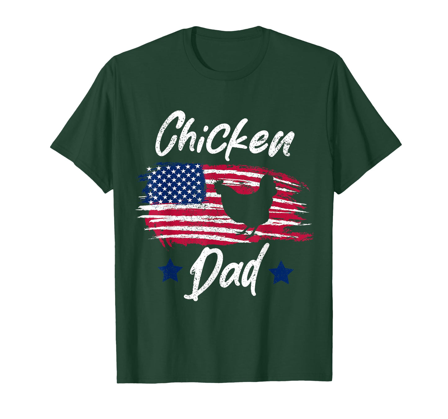 Chicken farmer Father Funny Chicken Dad T-Shirt