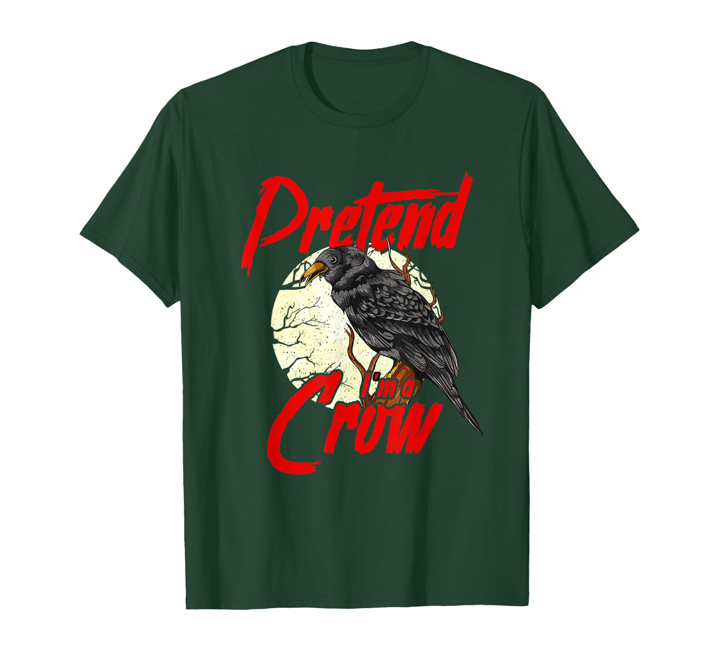 Funny DIY Crow Costume Raven Pretend I'm a Crow T-Shirt