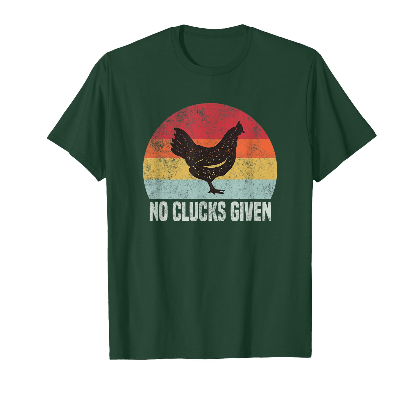 Retro No Clucks Given Funny Chicken Gift T-Shirt