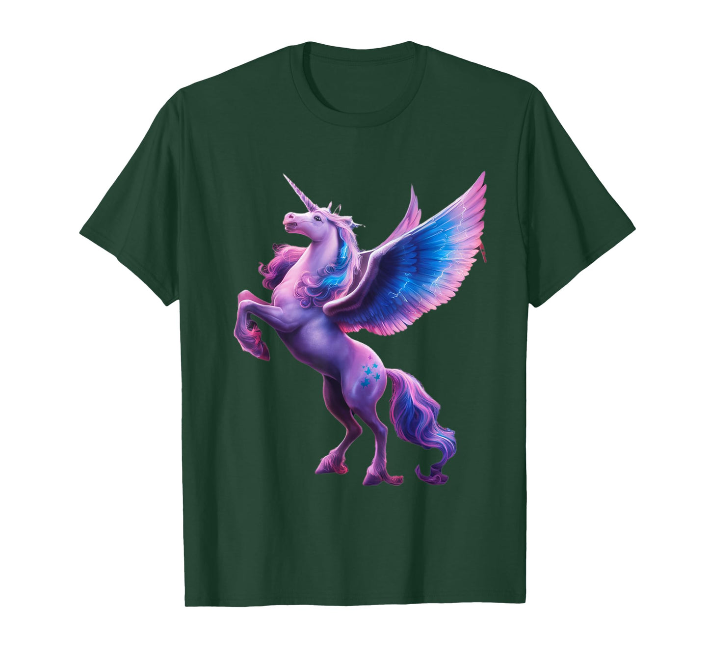 Unicorn Magical Mystical Purple Unicorn Pegasus T-Shirt