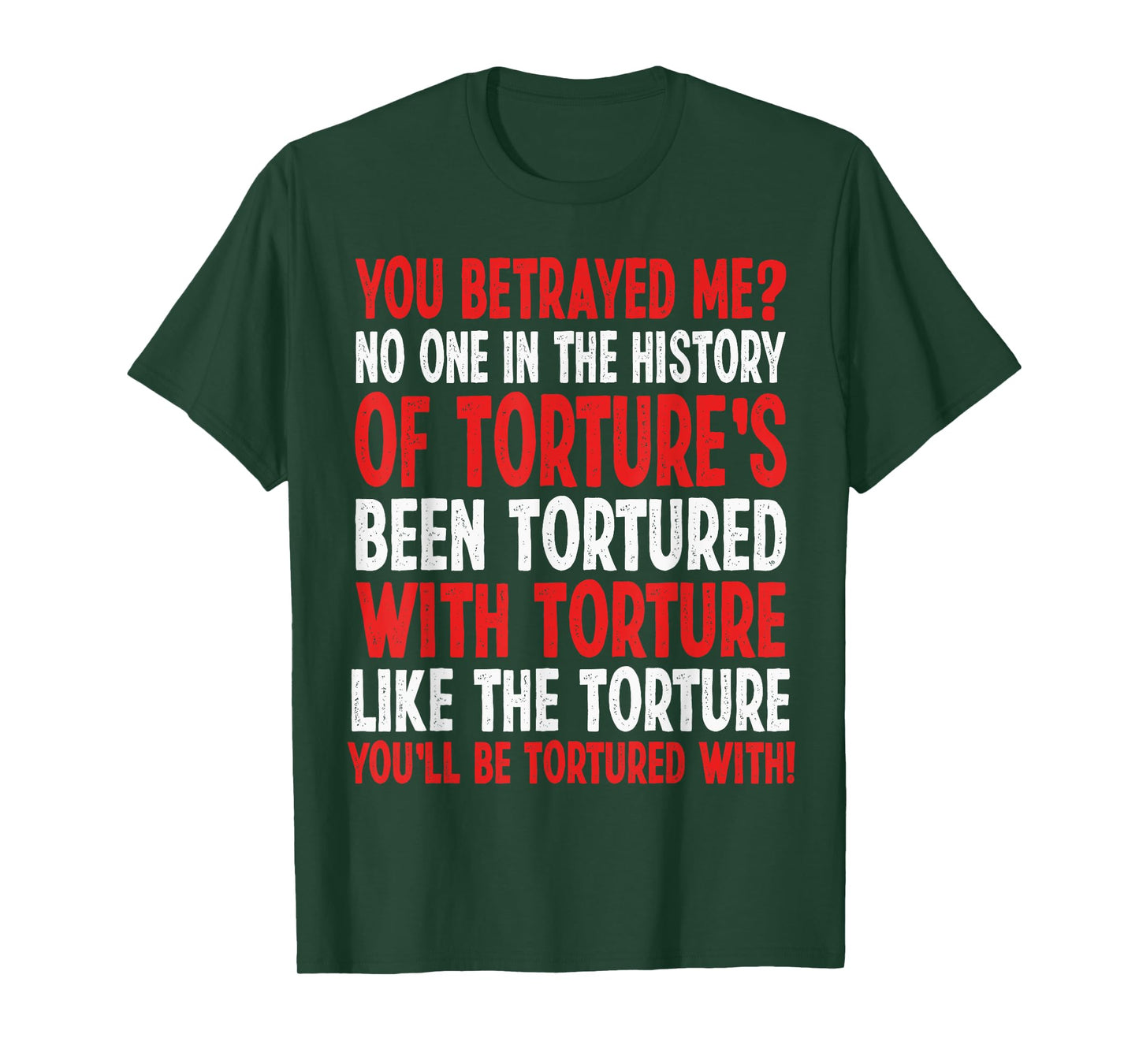 Crowleys Torture Quote Funny SPN Reference T-Shirt