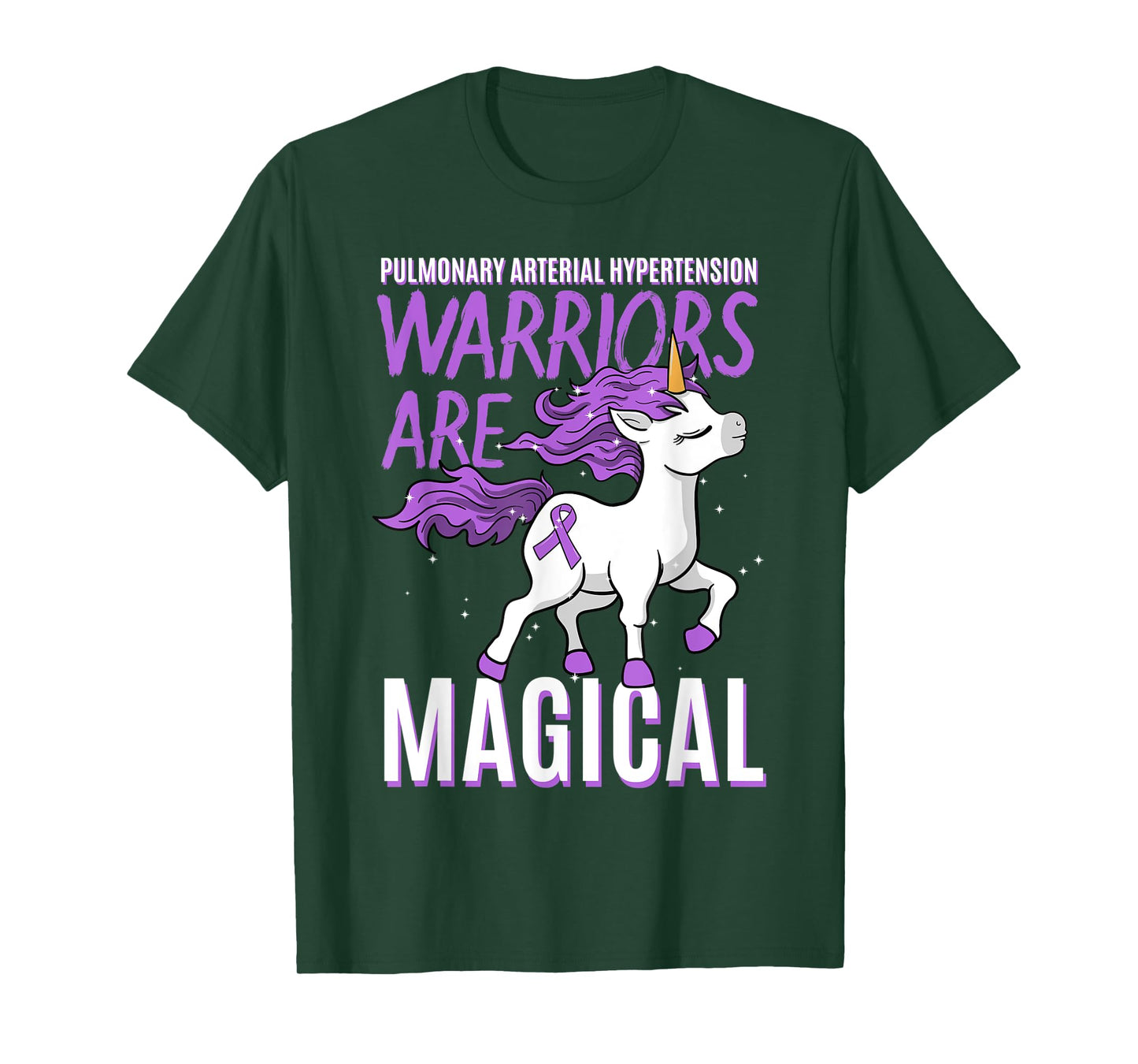 Pulmonary Arterial Hypertension Awareness Unicorn Lover Gift T-Shirt