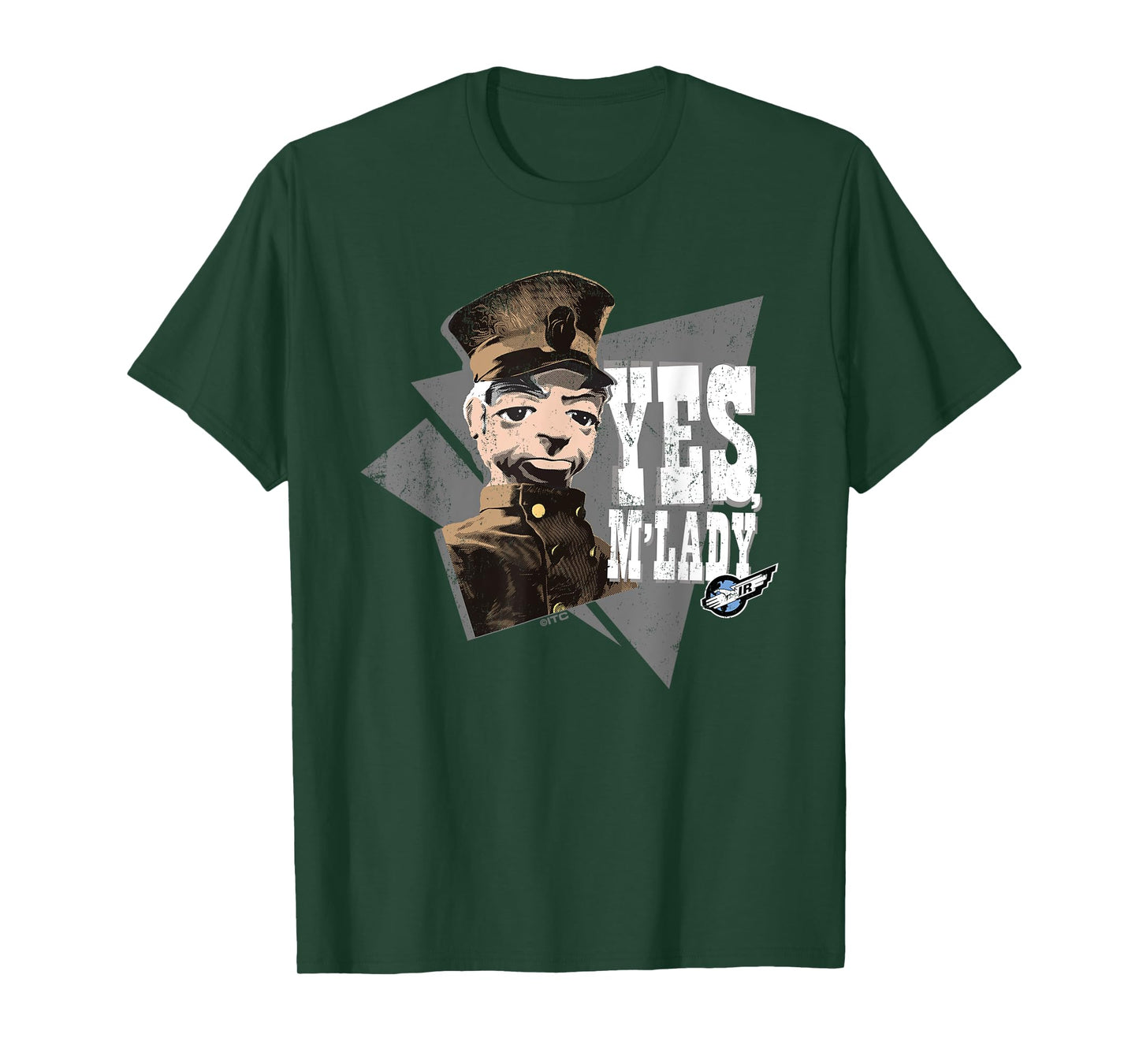 Thunderbirds Parker Yes M'Lady Butler Chauffeur T-Shirt