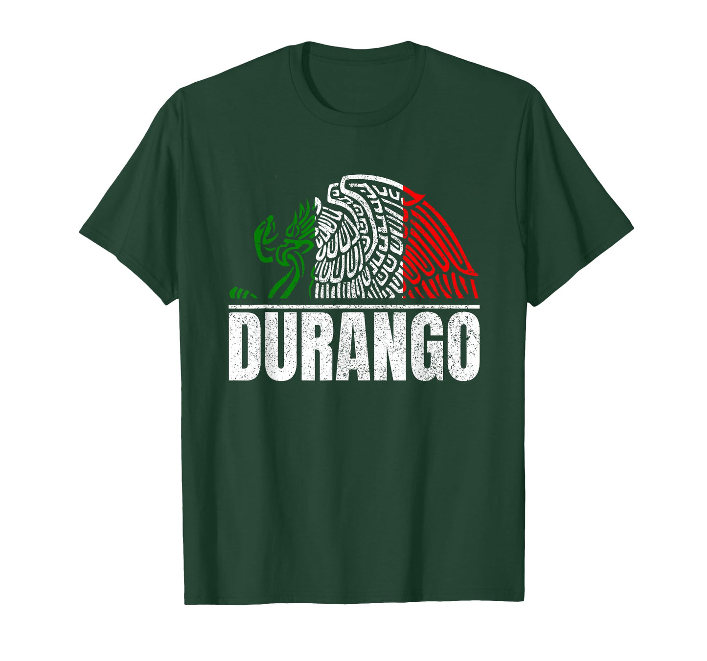 Durango Mexico Bandera Mexicana Y Aguila T-Shirt