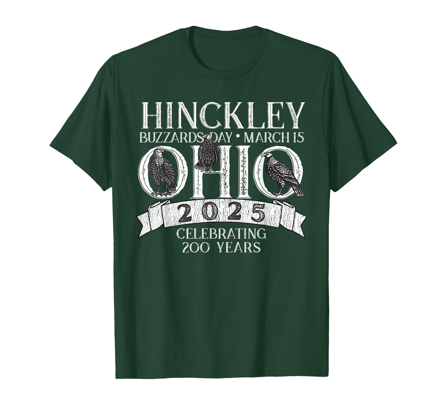 Hinckley Township 2025 Turkey Buzzard March Return 200 Years T-Shirt