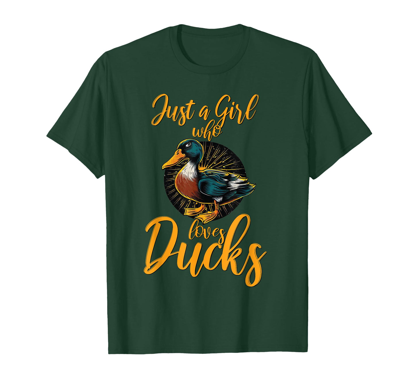 Just A Girl Who Loves Ducks - Duck T-Shirt