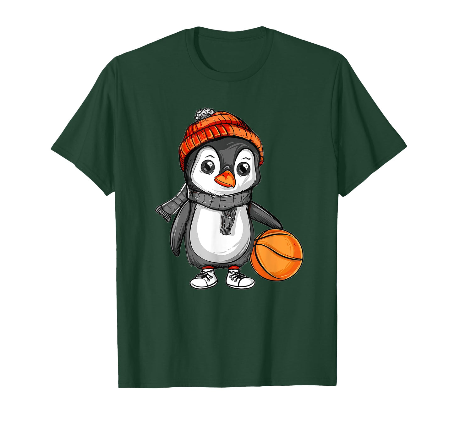 Cute Basketball Penguin T-Shirt