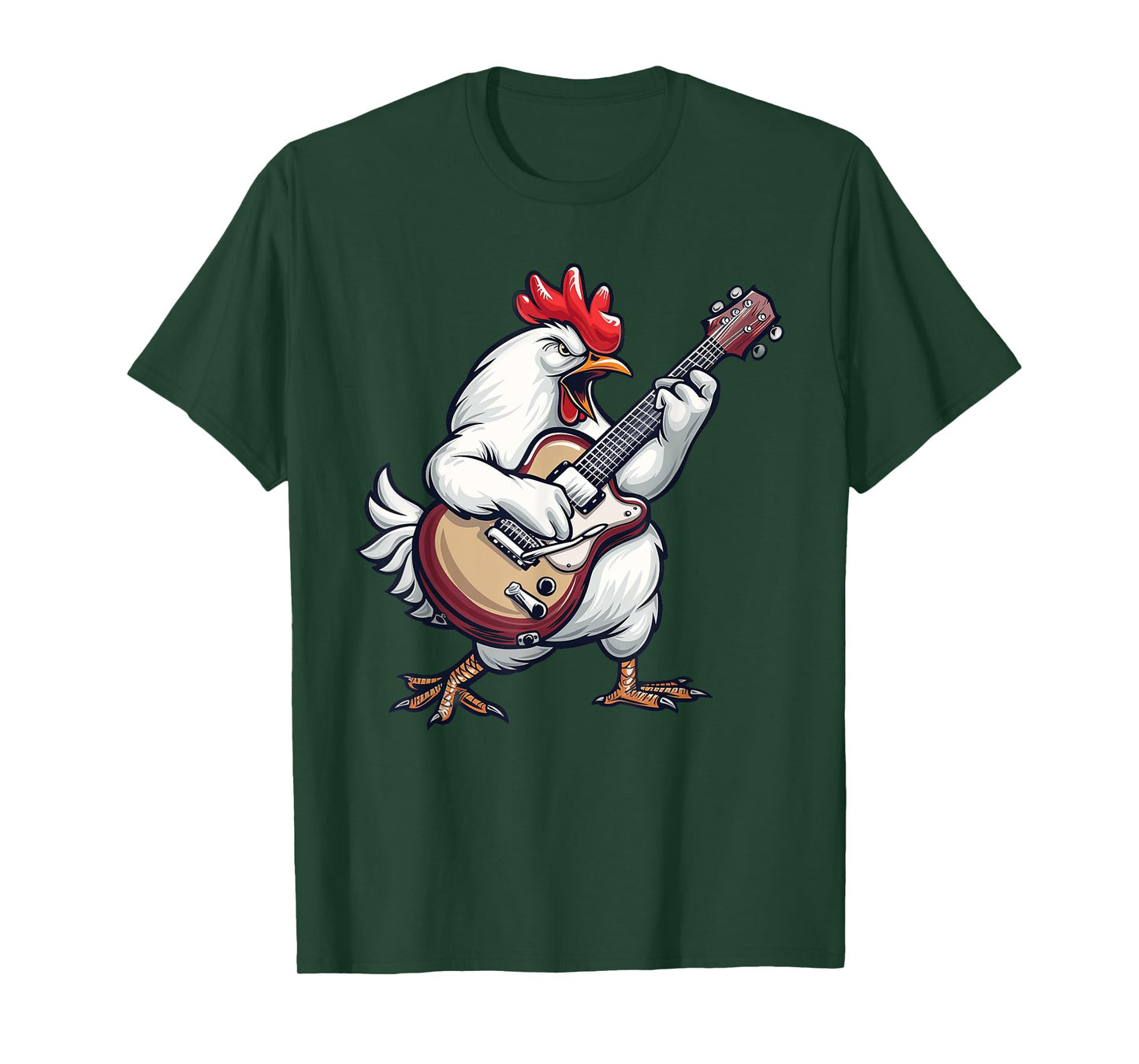 Serama Chicken Playing The Guitar T-Shirt