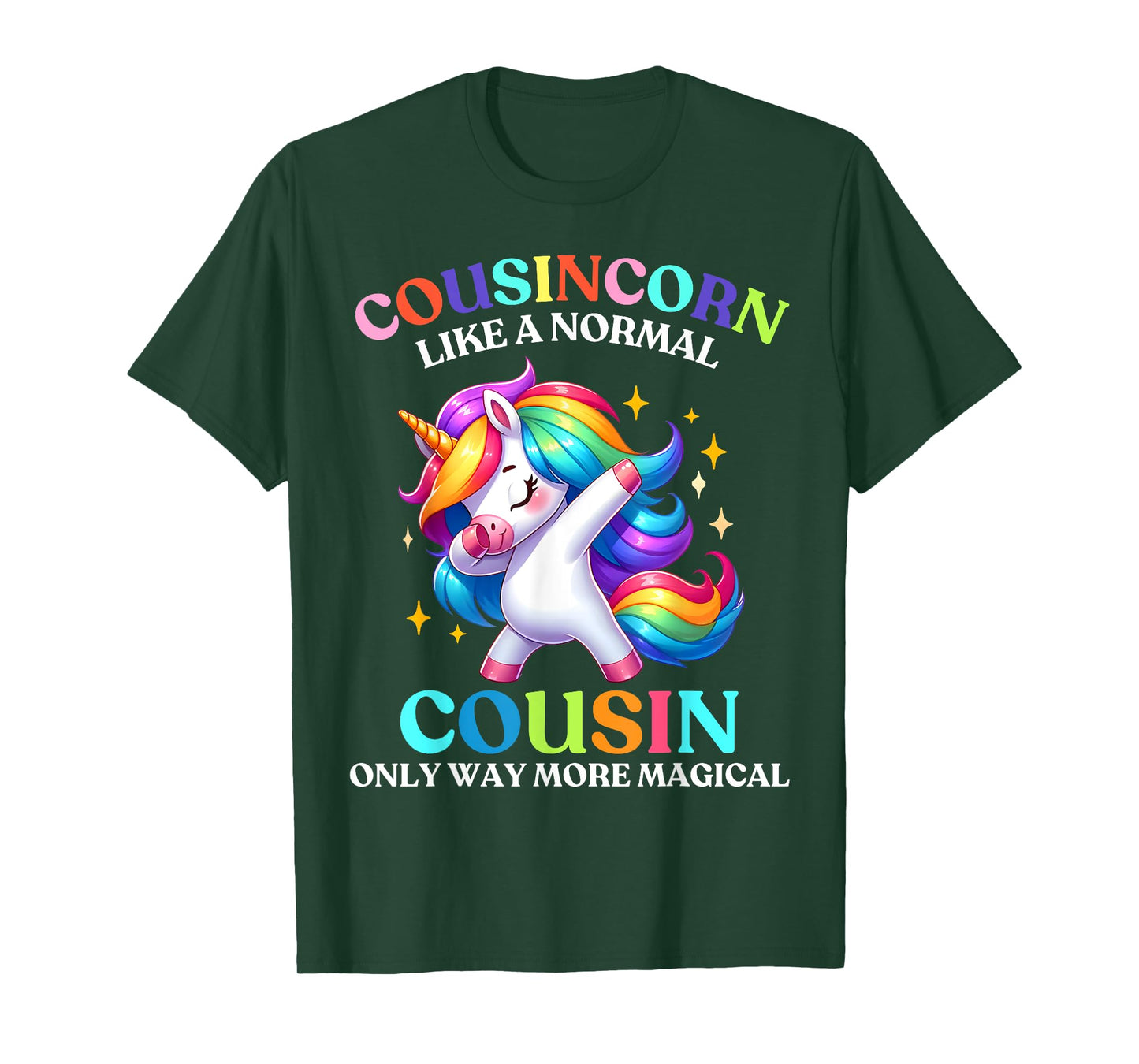 Cousincorn - Like A Cousin Only Awesome Dabbing Unicorn T-Shirt