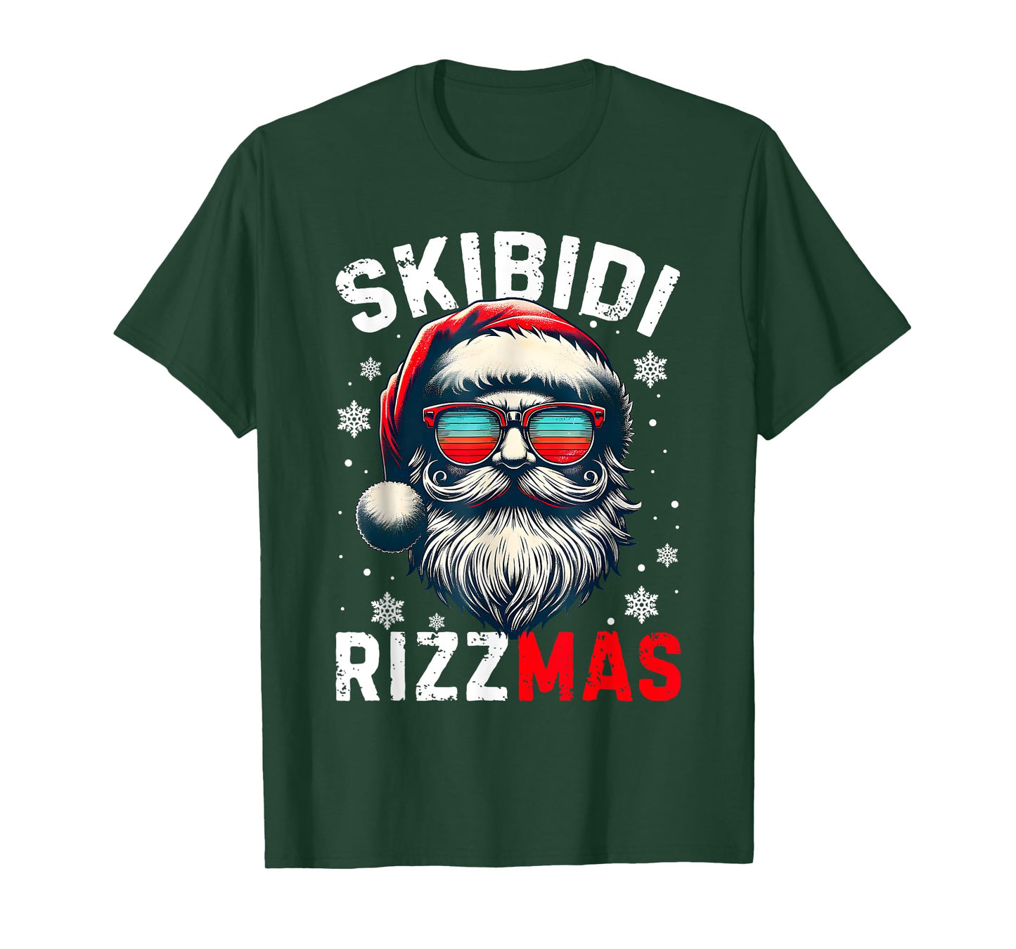 Merry Rizzmas Rizz Christmas Santa Claus Xmas Costume Funny T-Shirt