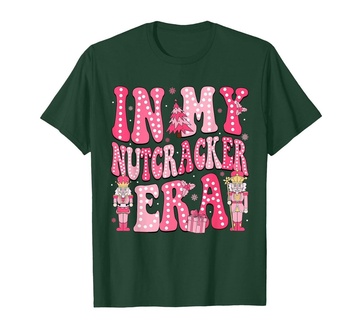 Pink Nutcracker Squad In My Nutcracker Era Pink Christmas T-Shirt