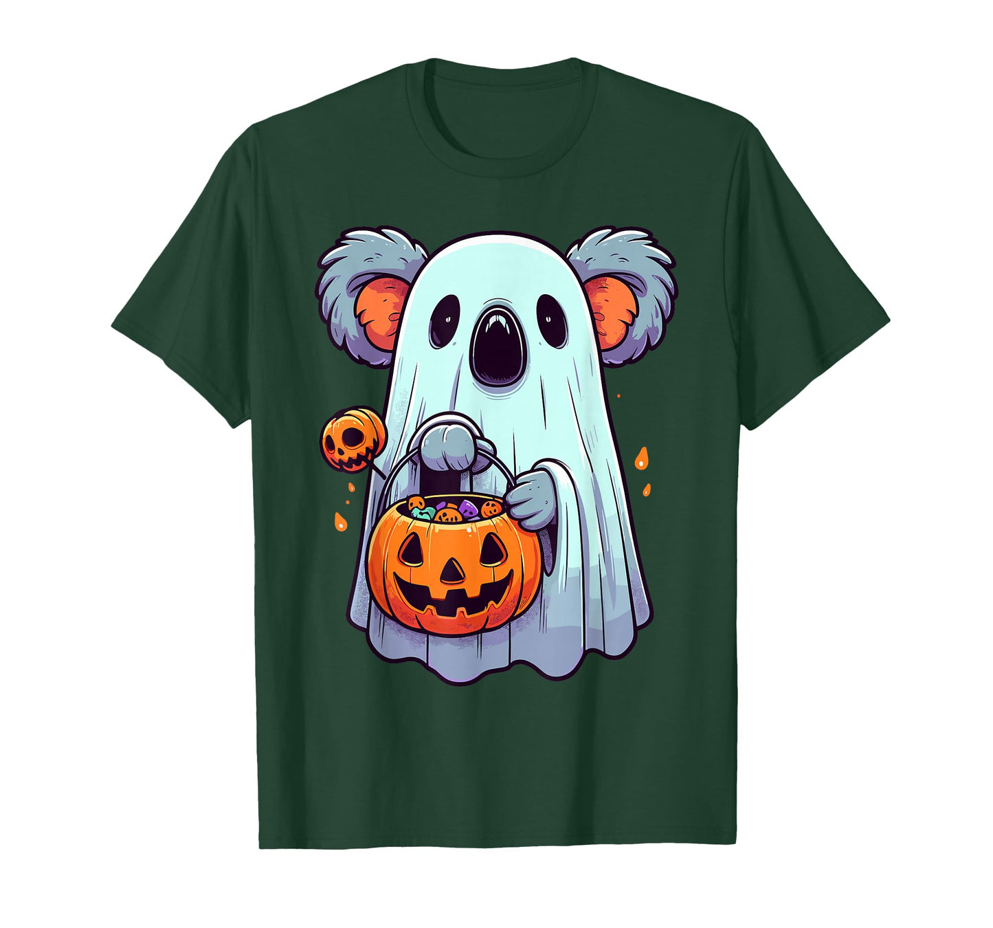 Halloween Koala Costume Ghost Animal Boo Spooky T-Shirt