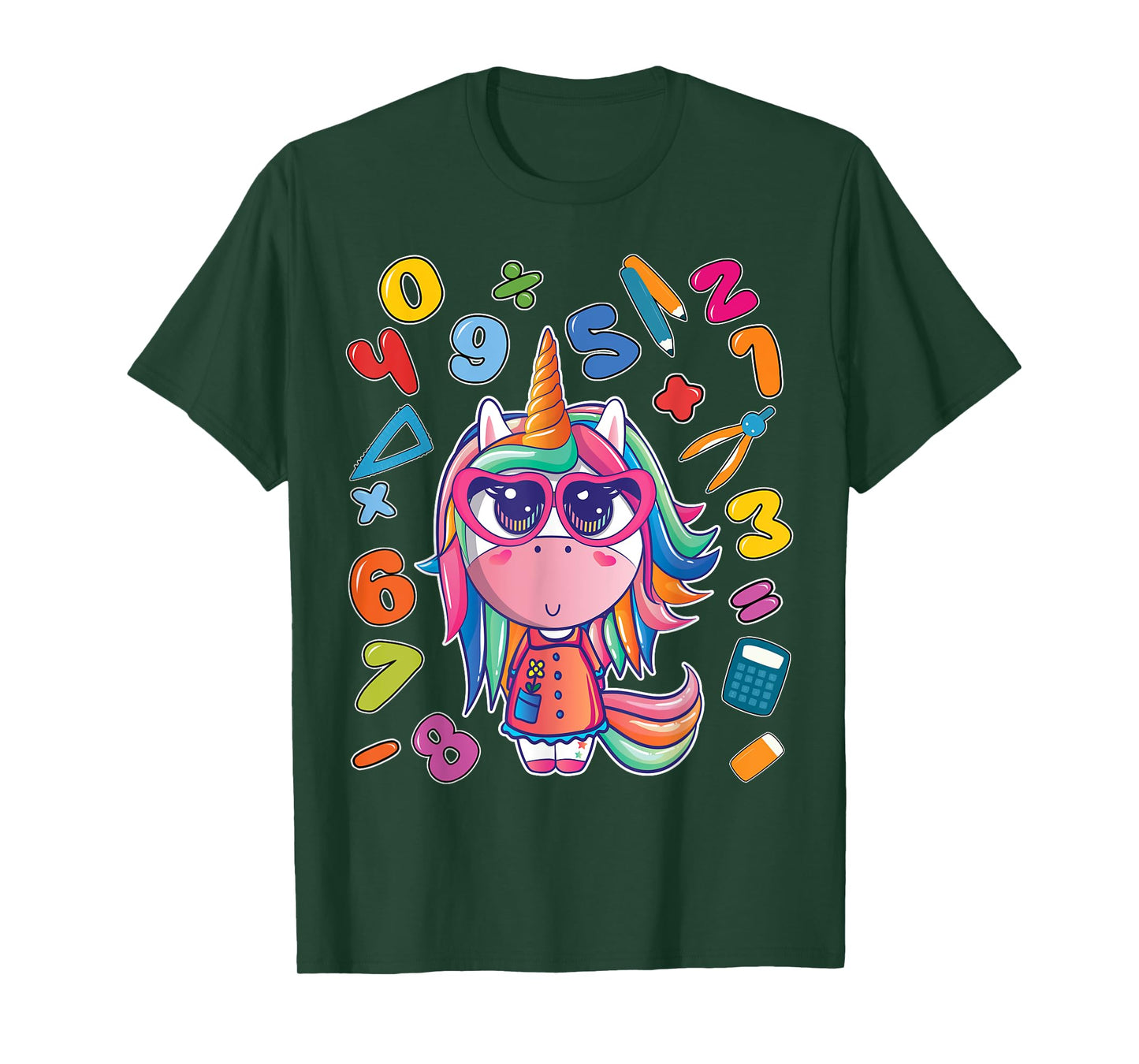 Number day t shirt for kids maths number day shirt kids gift T-Shirt