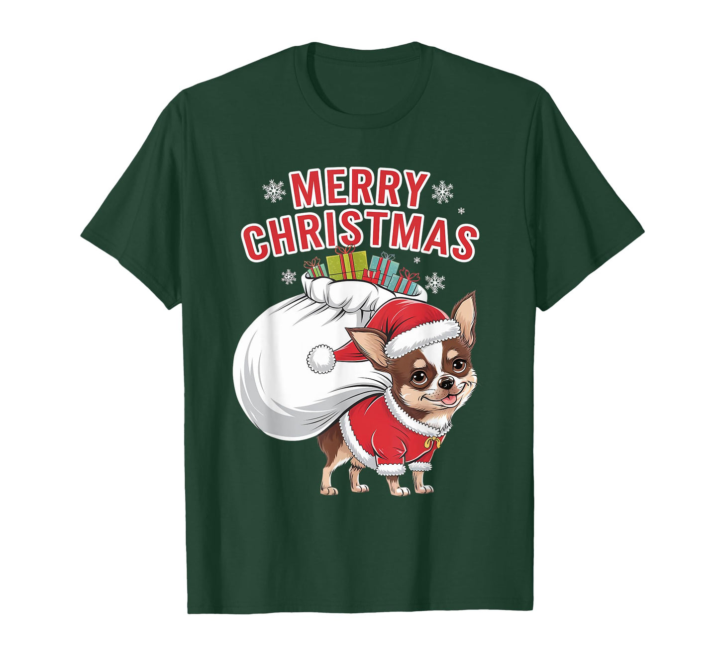 Merry Christmas Chihuahua T-Shirt