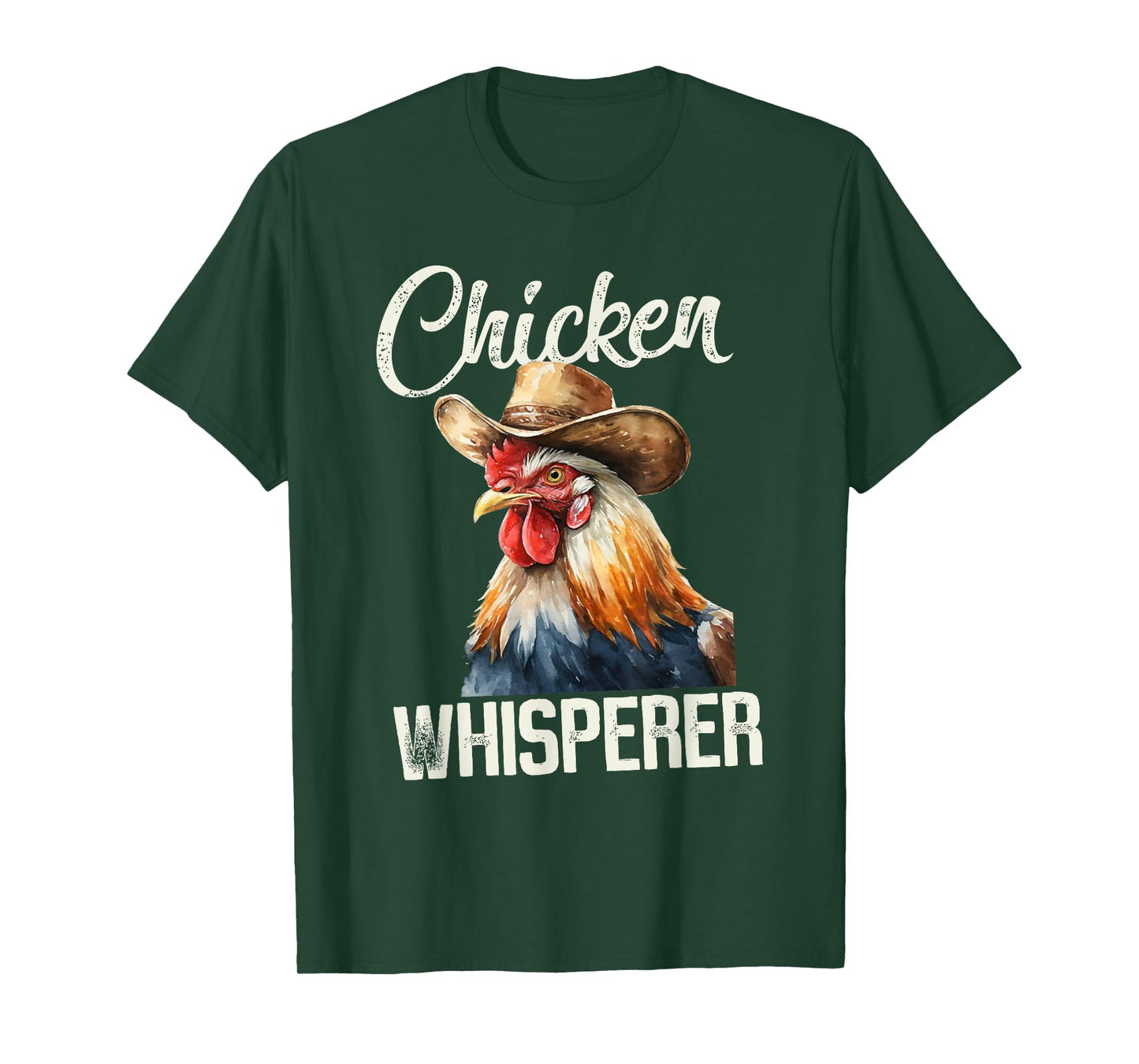 The Chicken Whisperer Rooster Farmer Chicken T-Shirt