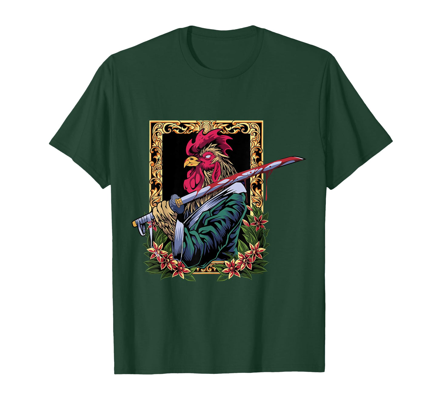 Rooster Fighter Chicken T-Shirt