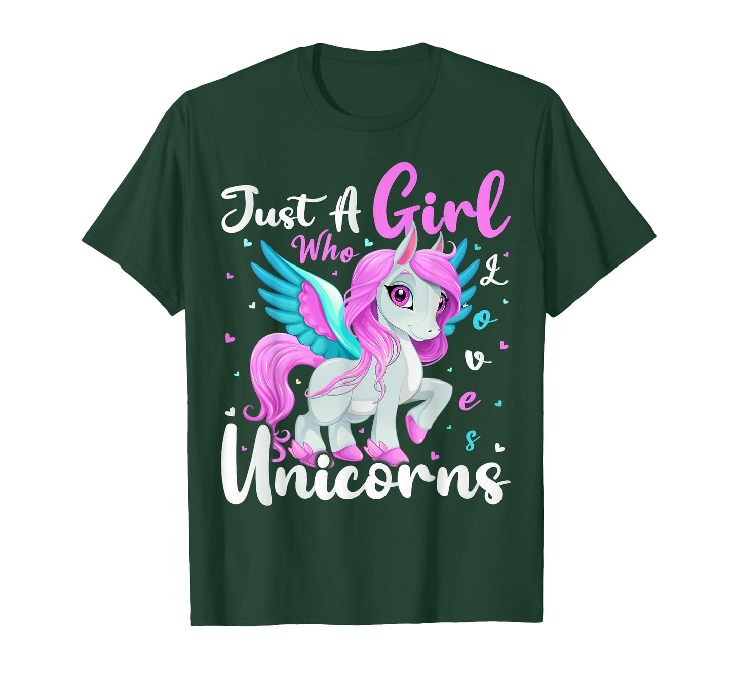 Unicorn Lover Just A Girl Who Loves Unicorns T-Shirt