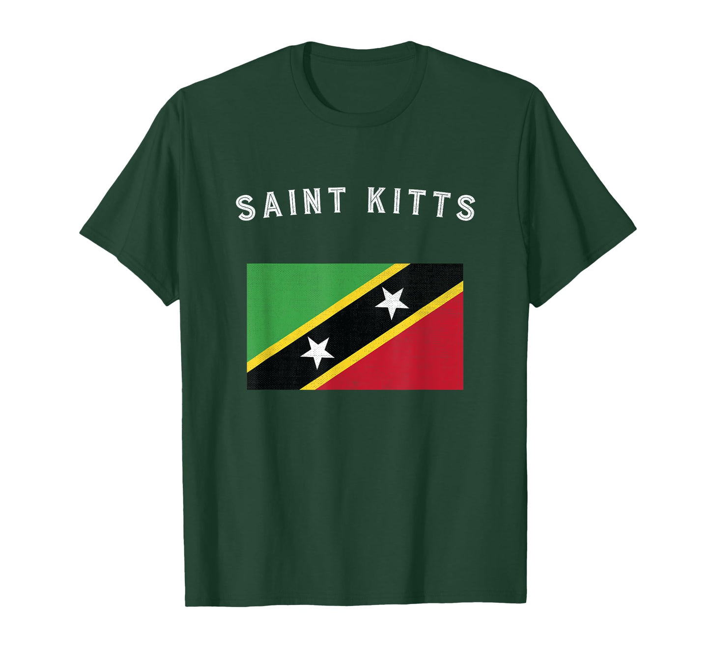 Saint Kitts Flag T-Shirt T-Shirt