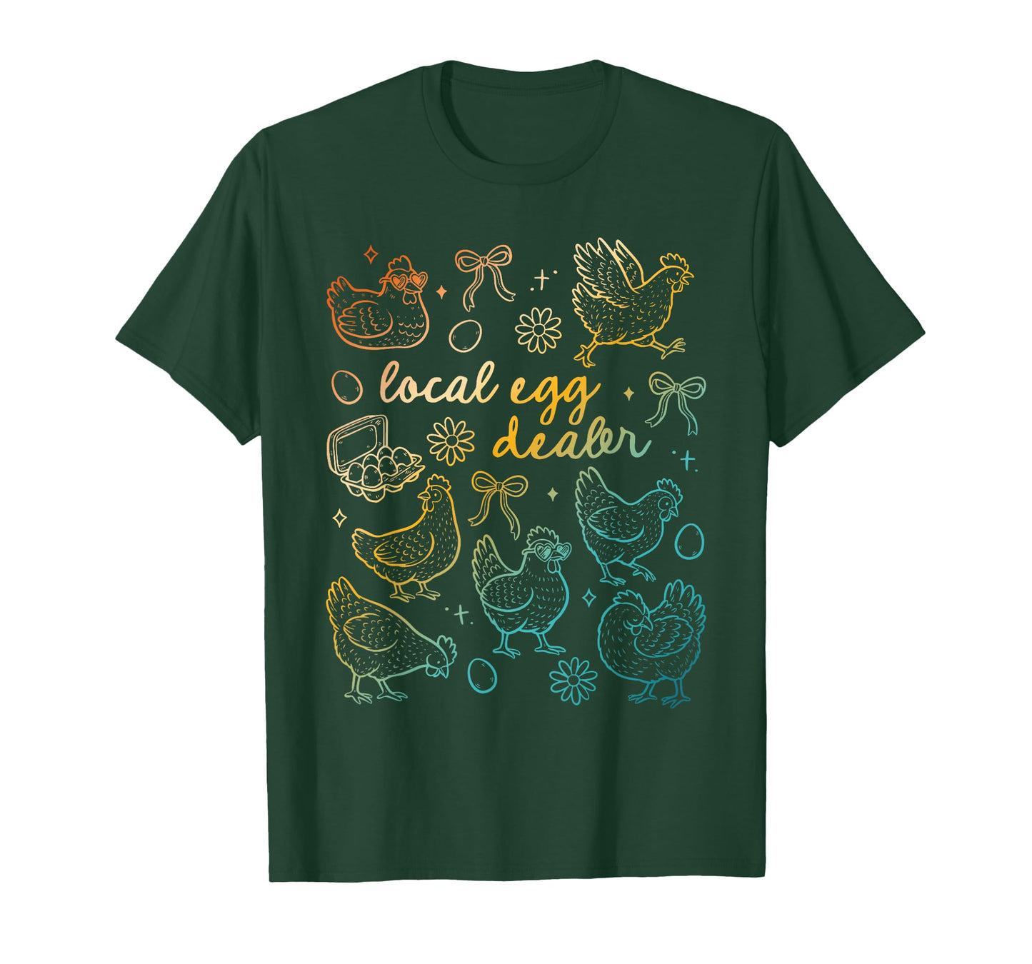 Local Egg Dealer Funny Design T-Shirt