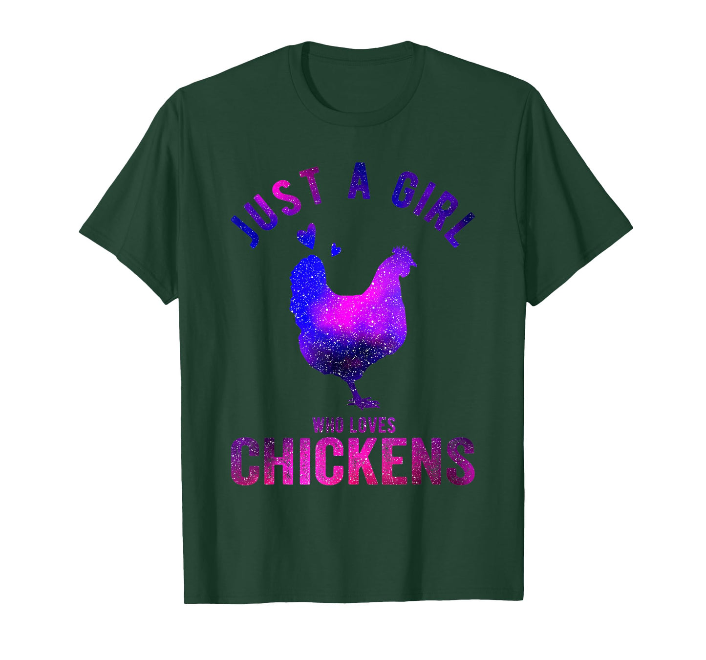 Just A Girl Who Loves Chickens Chicken Lover Funny Chicken T-Shirt