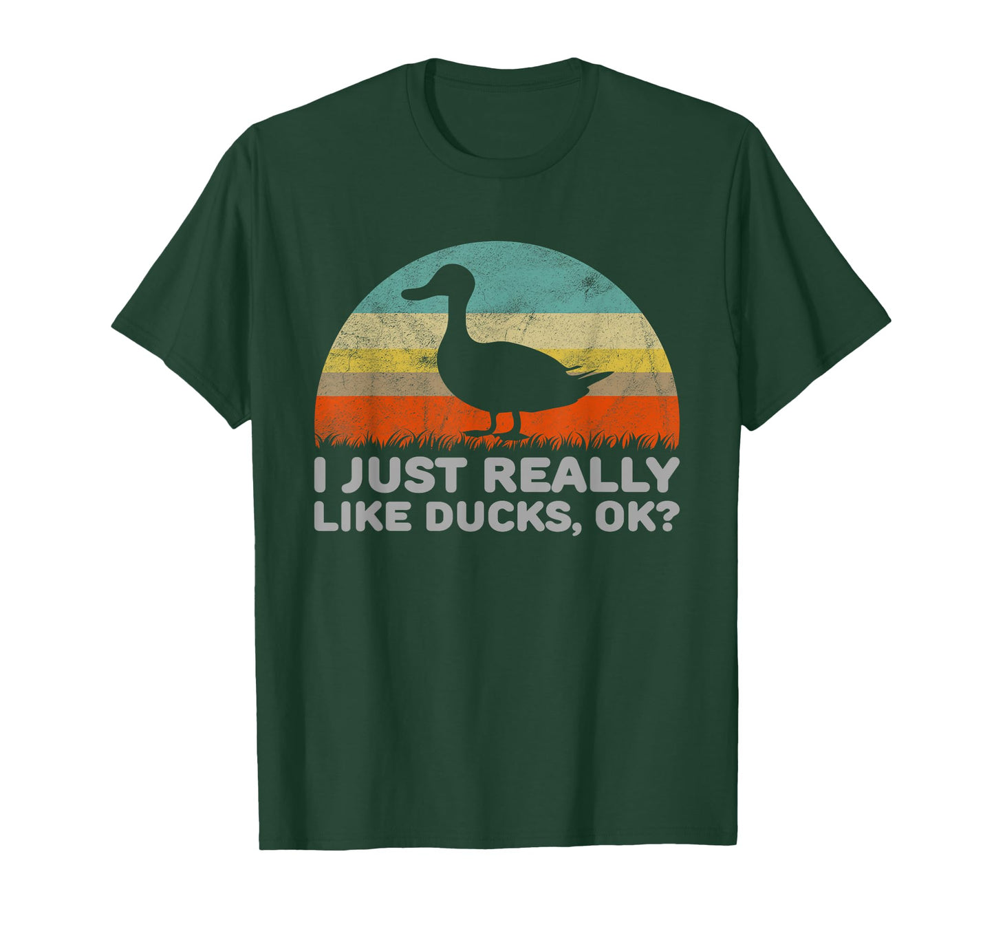 Funny I Just Really Like Ducks OK T-Shirt T-Shirt