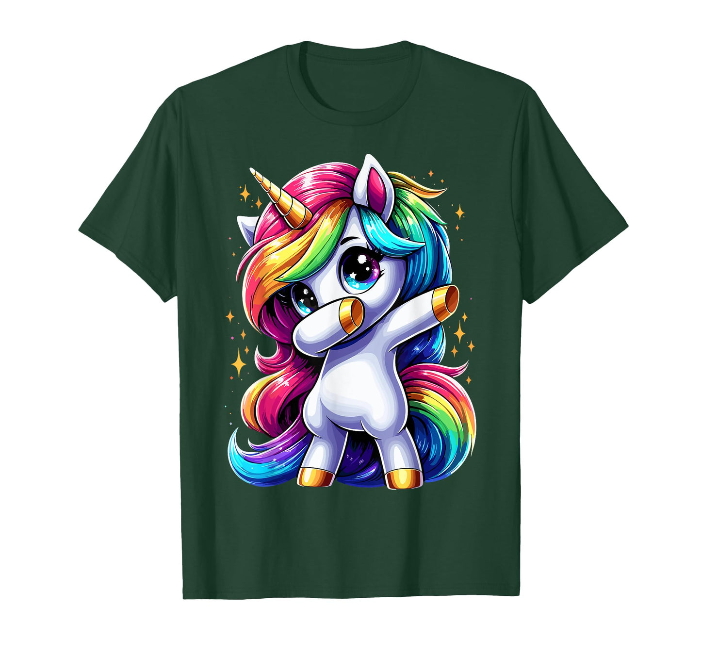Dabbing Unicorn Rainbow Cute Unicorn Dab T-Shirt
