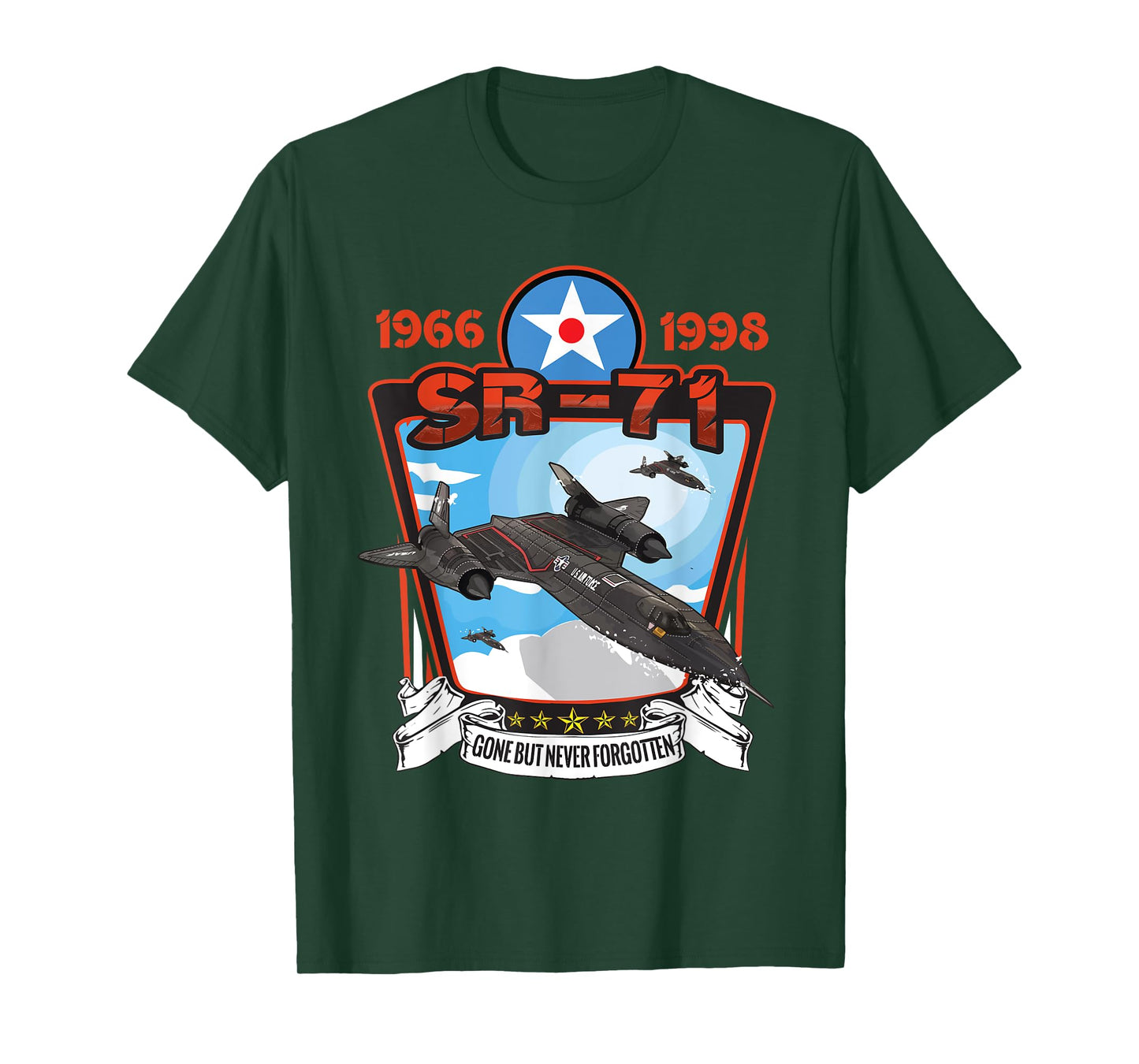 American Reconnaissance Aircraft SR71 Blackbird T-Shirt