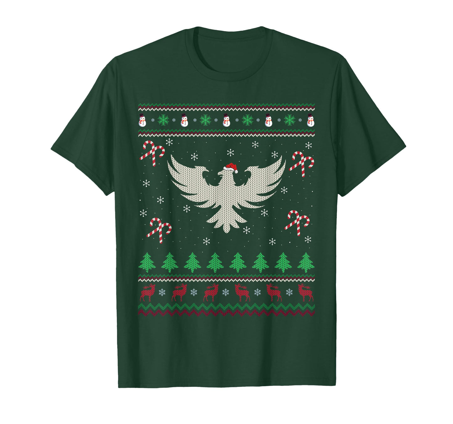Funny Phoenix Lover Xmas Ugly Phoenix Christmas T-Shirt