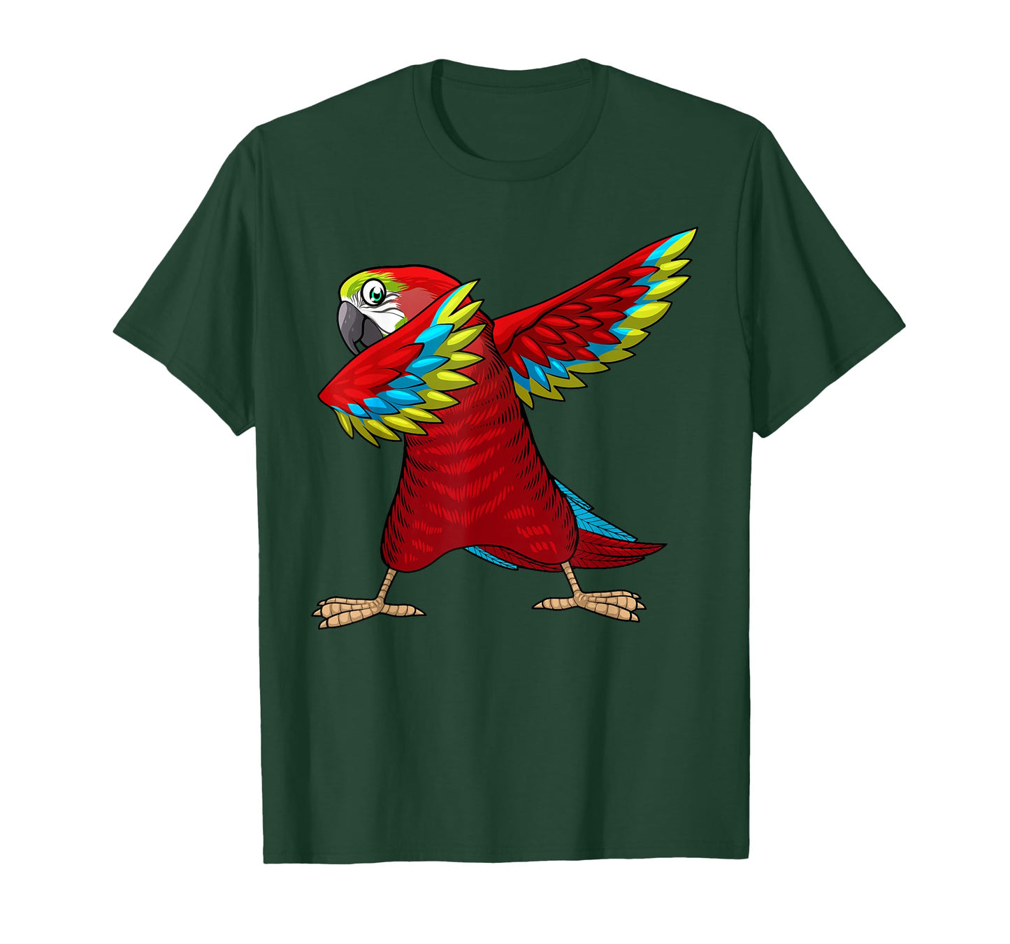 Cool Parrot Art For Men Women Tropical Pet Bird Parrot Lover T-Shirt