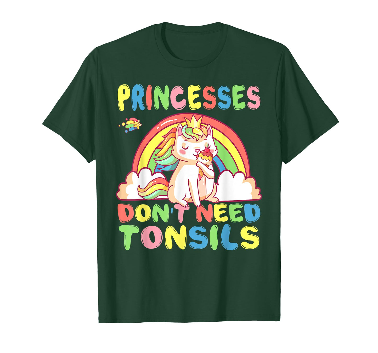 Princesses Don't Need Tonsils Removal Surgery Recovery gift T-Shirt