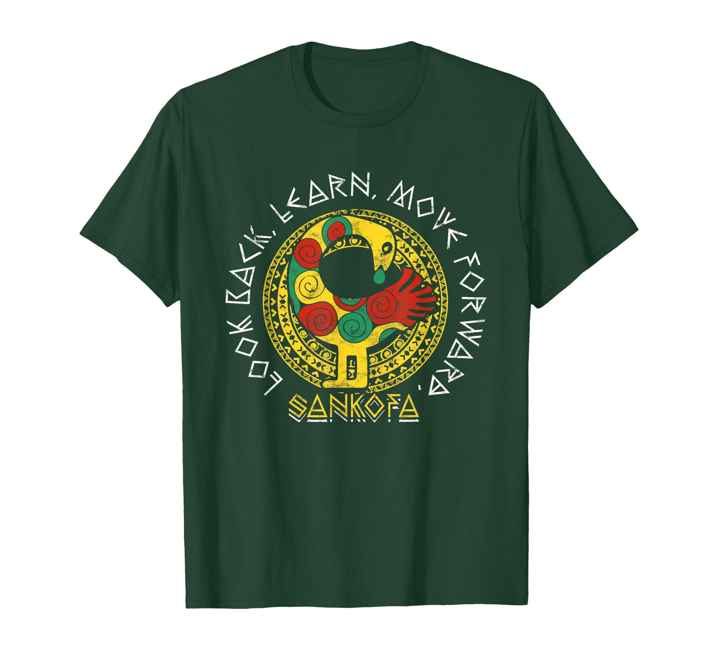 Sankofa Black History Month Adinkra Ghana T-Shirt