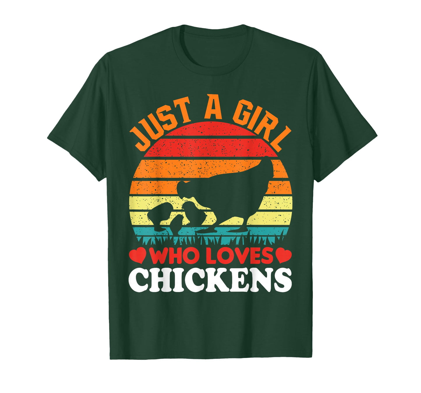 Just A Girl Who Loves Chickens T-Shirt