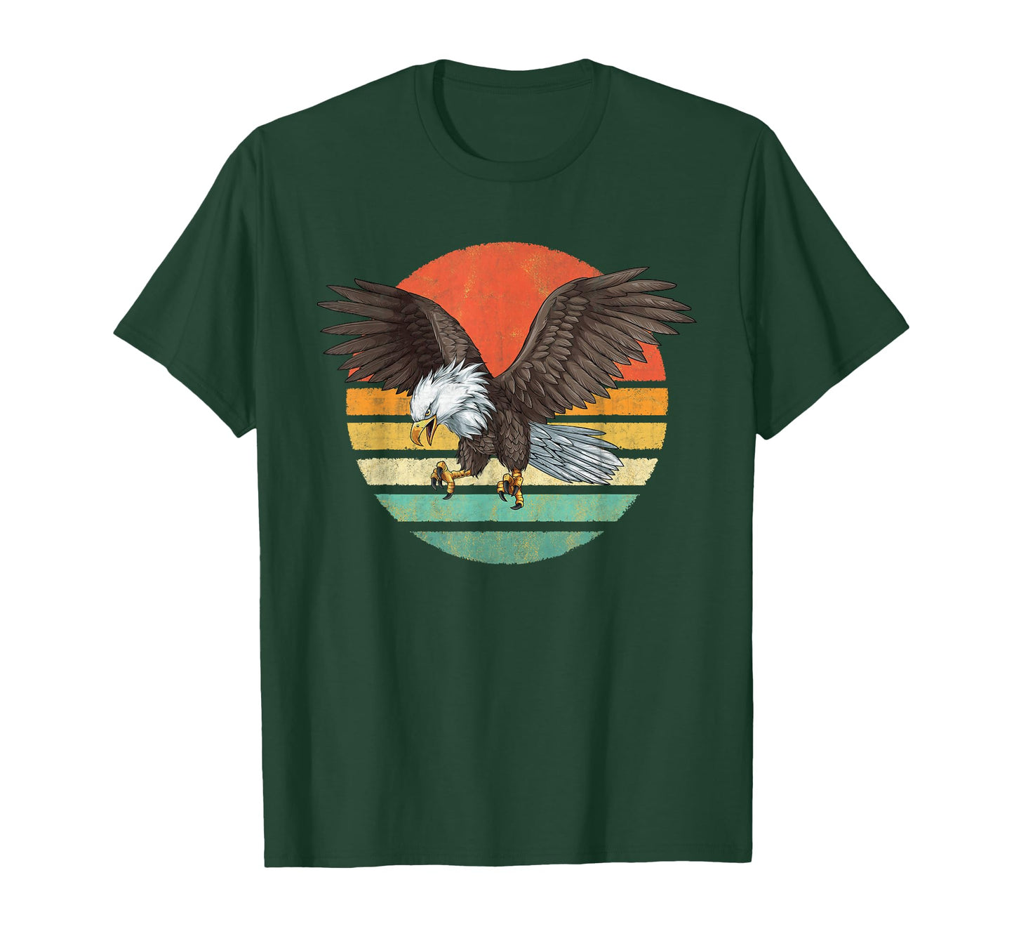 Bald Eagle T-Shirt Men Women Retro Vintage Bald Eagle T-Shirt