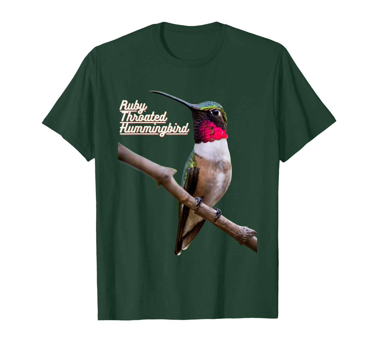 Ruby Throated Hummingbird T-Shirt
