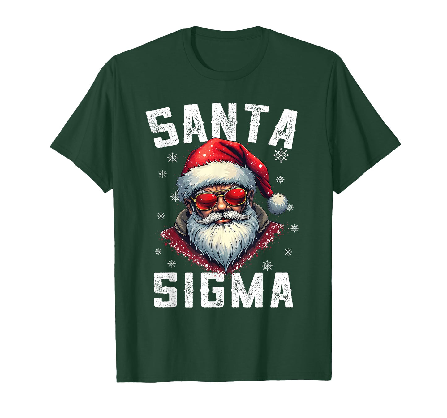 Santa Sigma Rizz Male The Rizzler Meme Funny Christmas T-Shirt