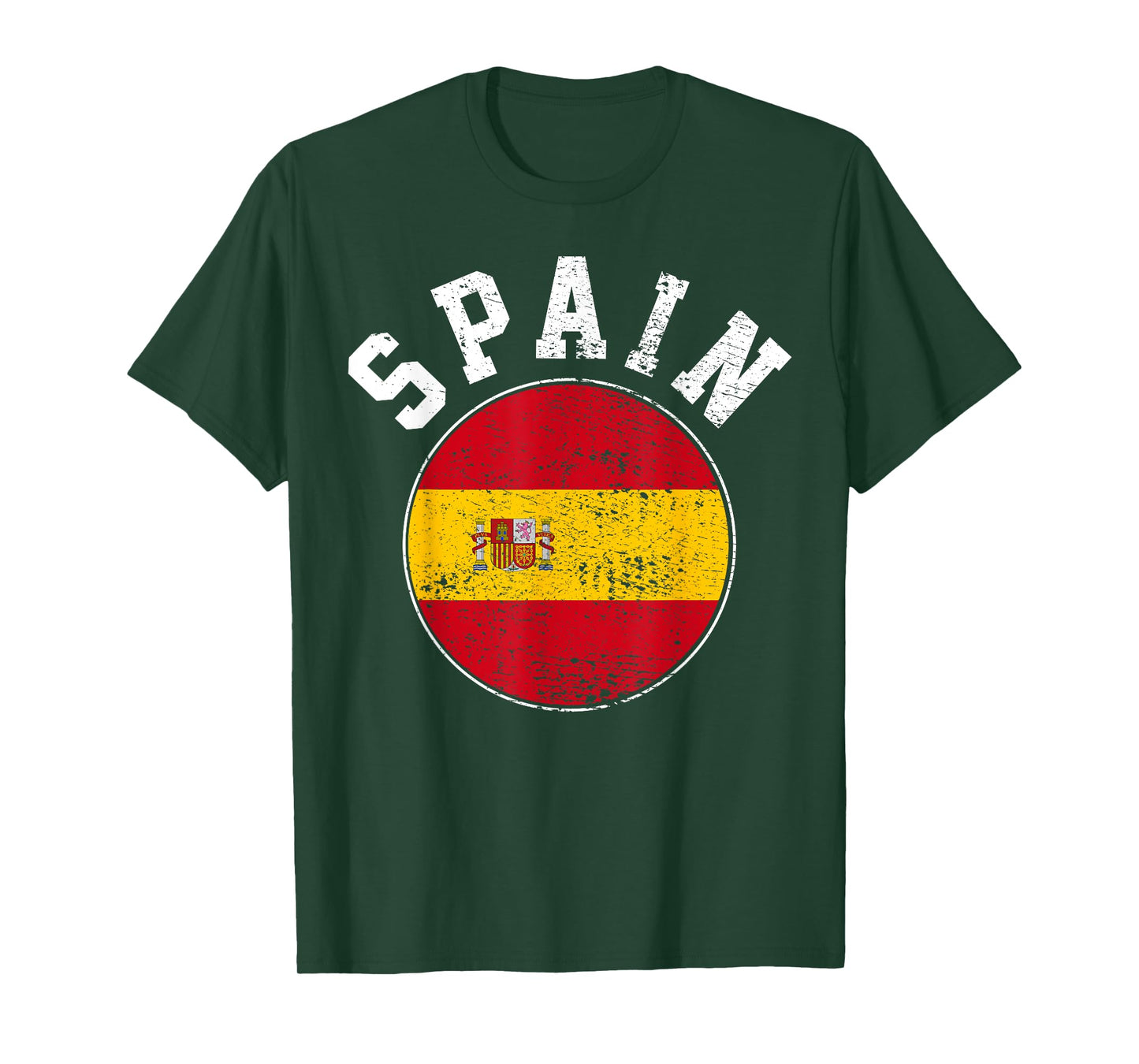 Spain Flag Vintage T-Shirt