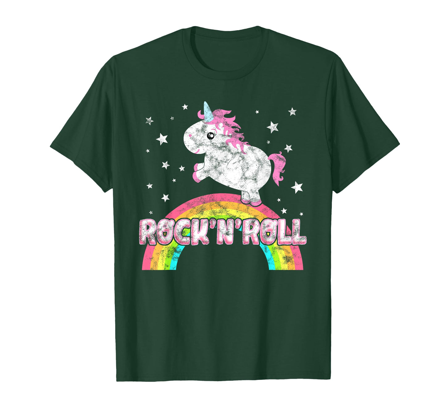Funny Ironic Cool Unicorn Rock'n'Roll Music Festival T-Shirt T-Shirt