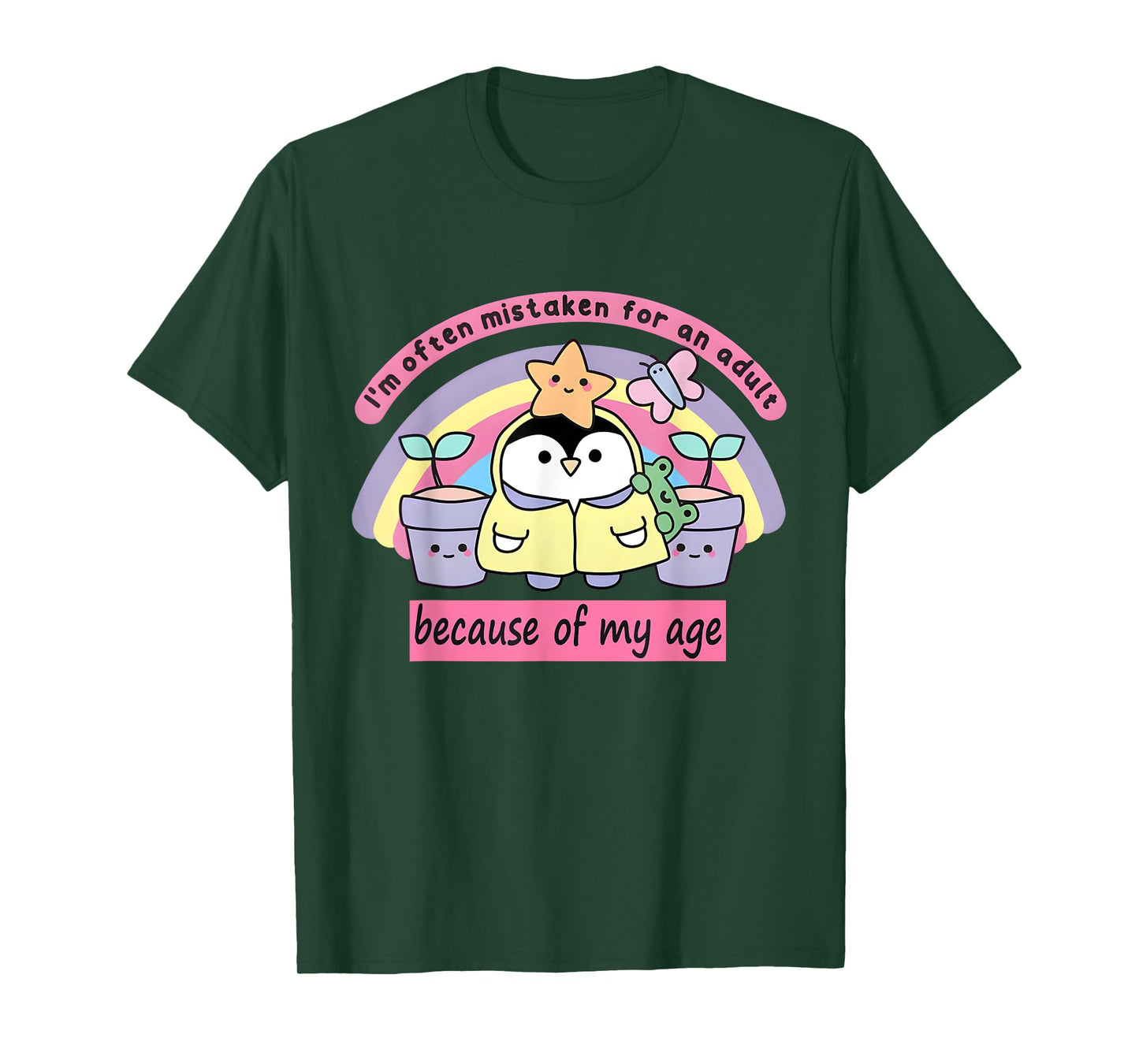I'm Often Mistaken For An Adult Because Of My Age Peguin T-Shirt