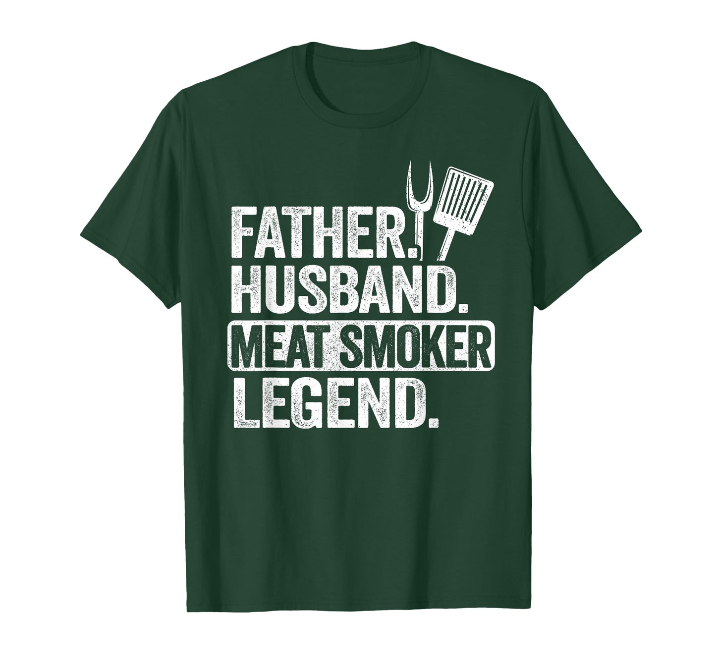 Father Husband Meat Smoker Legend Grilling Dad Meat Smoking T-Shirt