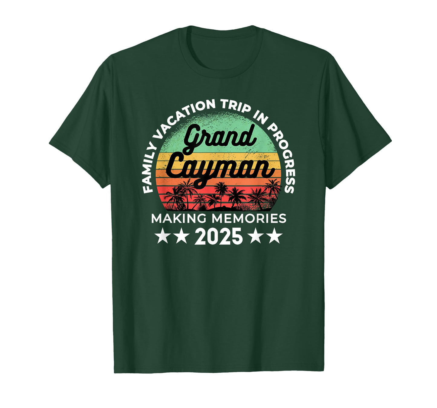 2025 Family Vacation Grand Cayman Trip in Progress Traveler T-Shirt