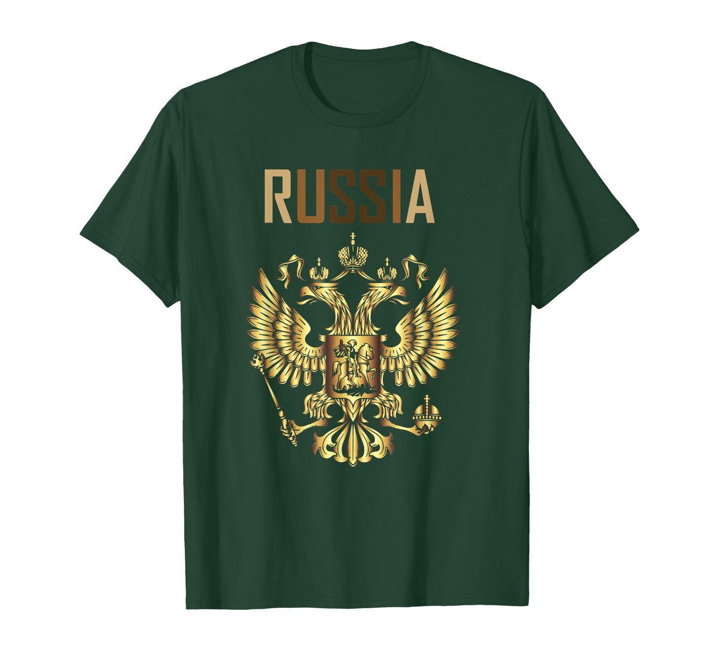 Russia Emblem T-Shirt | Russian Eagle Tee | Russian Flag T-Shirt