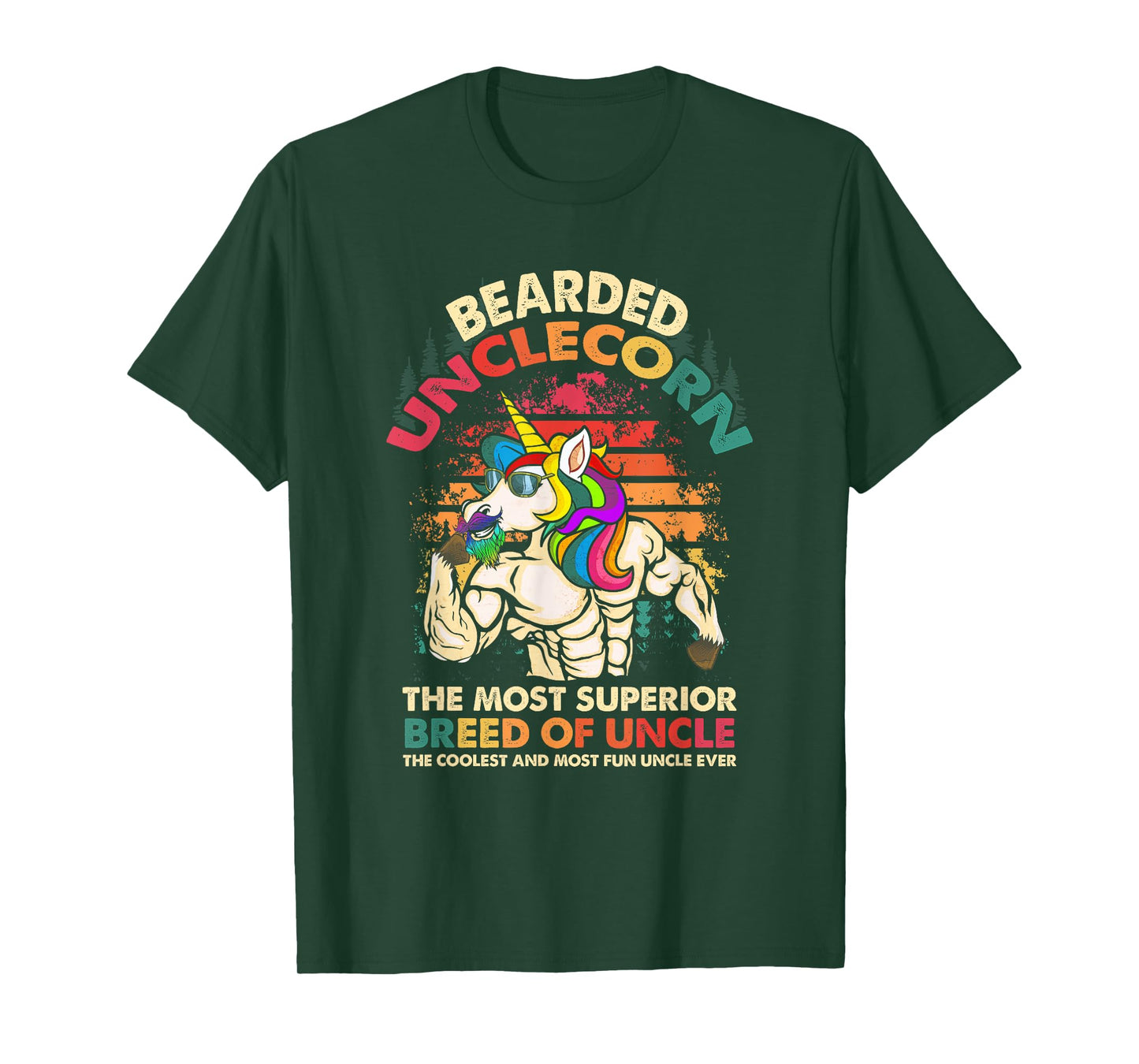 Bearded Unclecorn The Most Superior Breed Of Uncle Unicorn T-Shirt