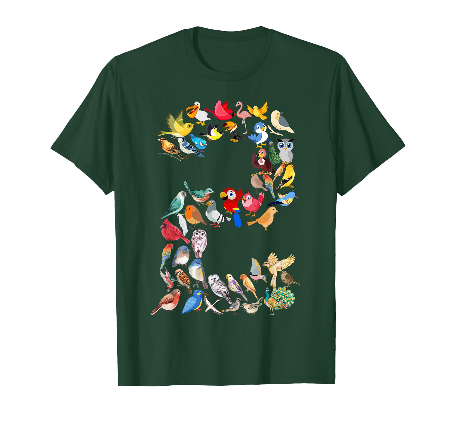 Toddler 2nd Birthday Birds Themed 2 Year Old Kids Bird Lover T-Shirt