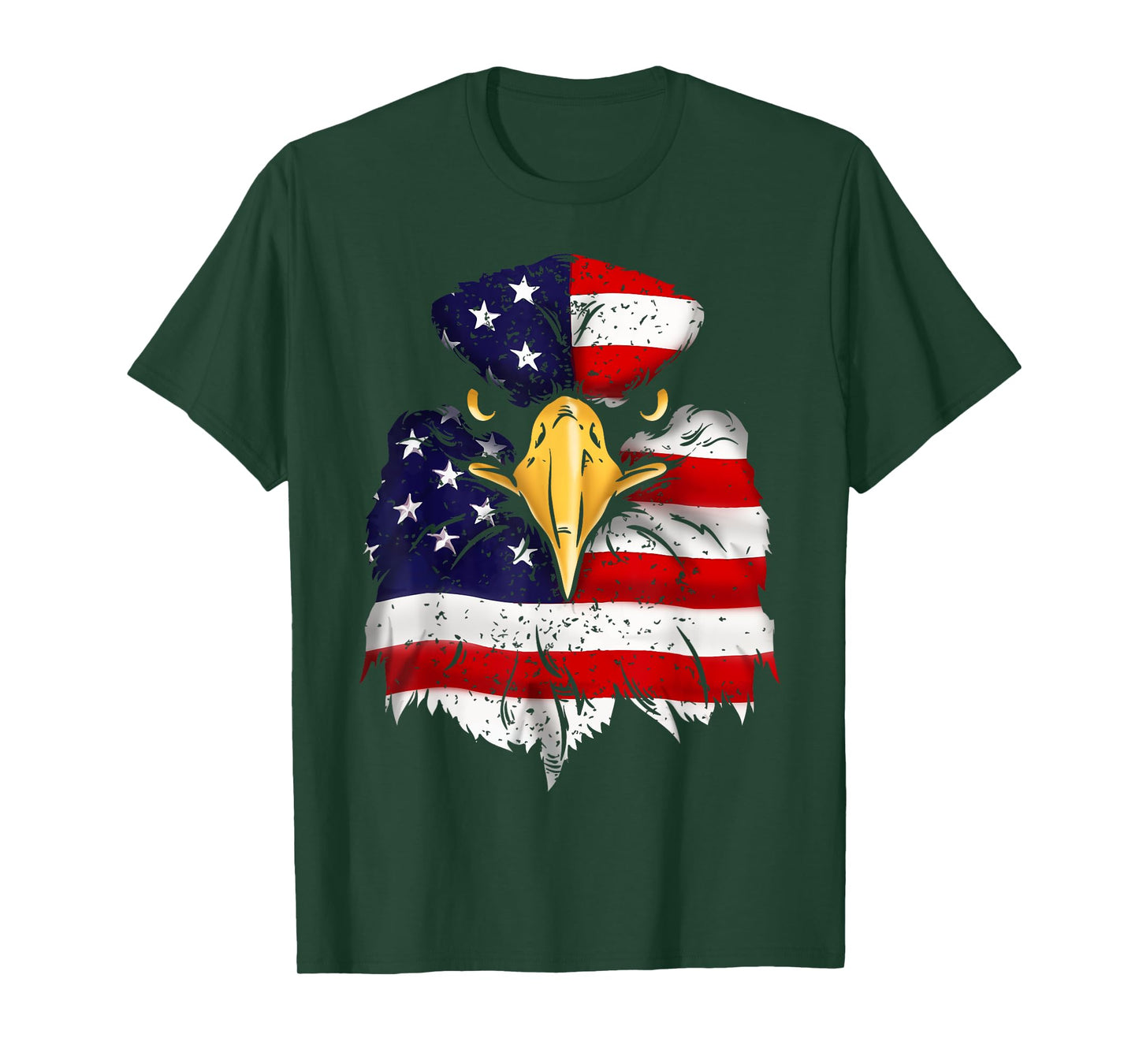 Bald Eagle 4th of July American Flag Patriotic Freedom USA T-Shirt