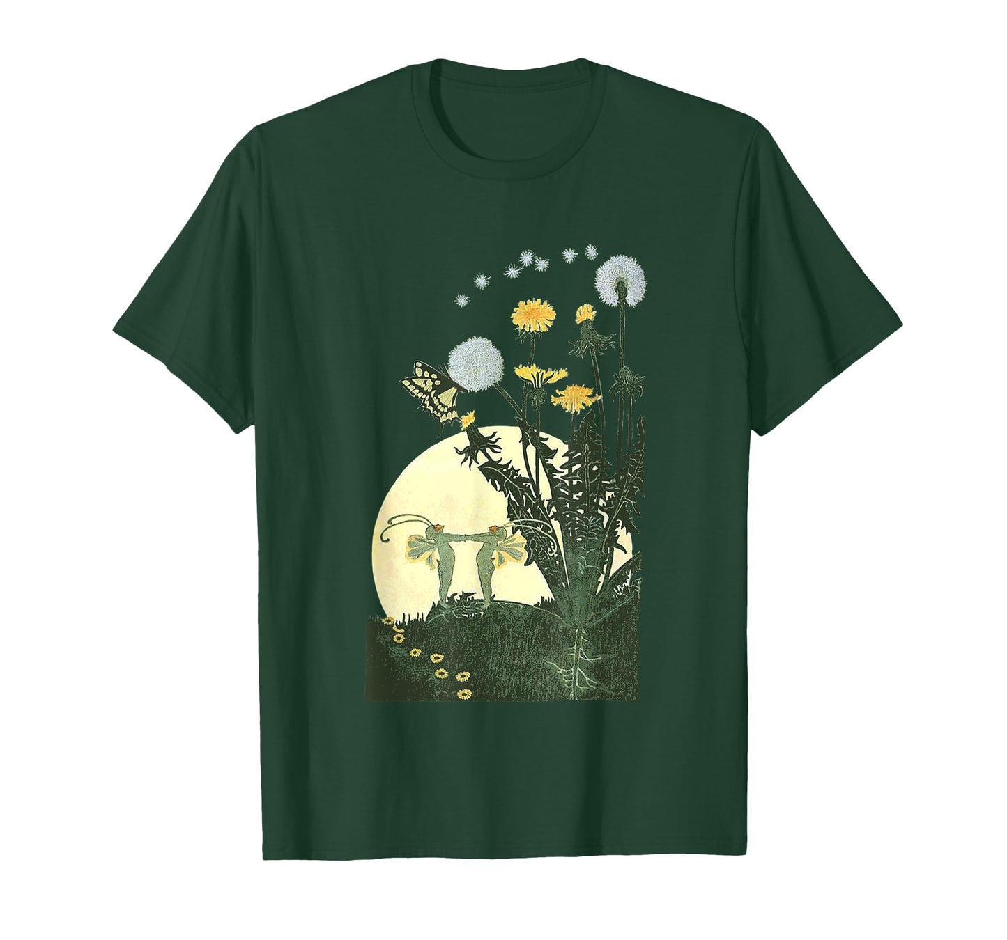 Enchanted Fairy Woodland Flower Garden Dance Moon T-Shirt T-Shirt